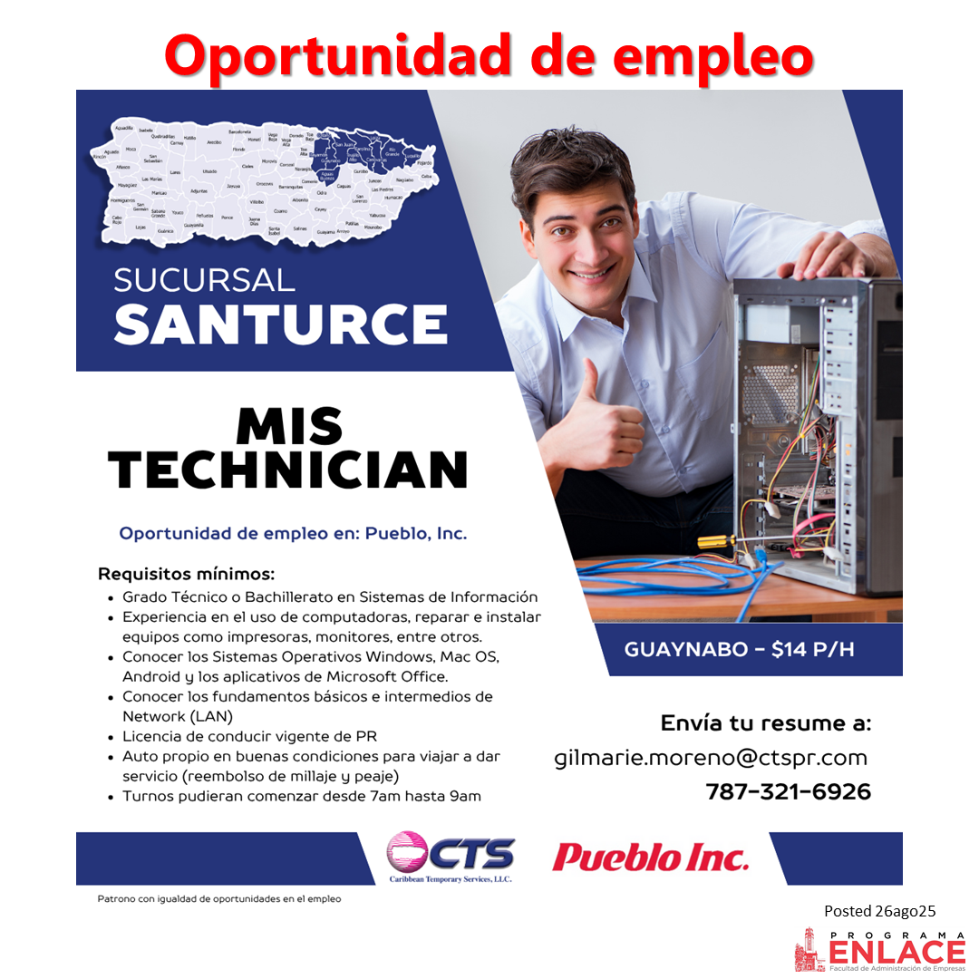 CTS Pueblo FT job 26ago25