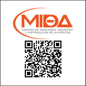 MIDA logo QR 2025 con borde