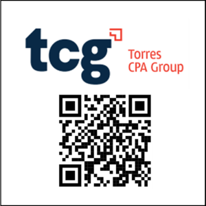 Torres CPA logo QR 2025 con borde