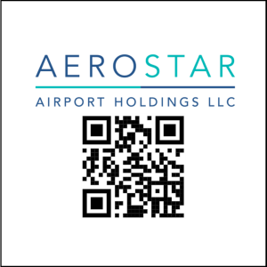 Aerostar QR logo 2025 con borde