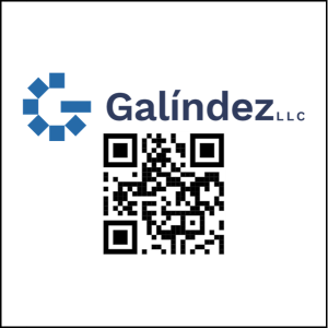 Galindez Logo QR Feria 2025 con borde