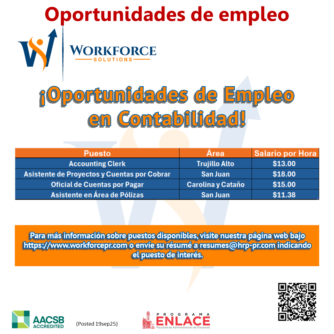 Workforce sol FT job cont 19sep25