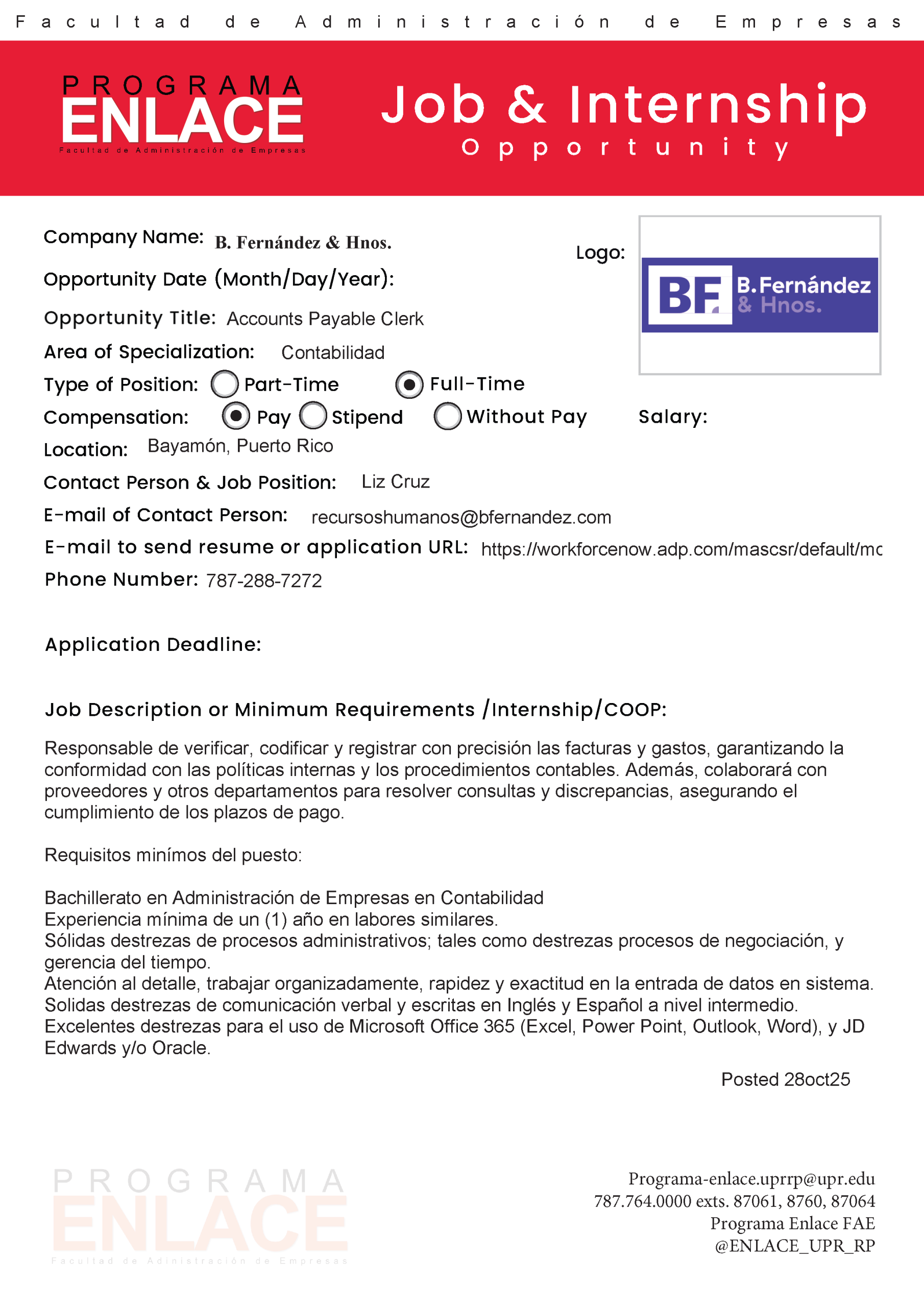 BFernandez FT job 28oct25