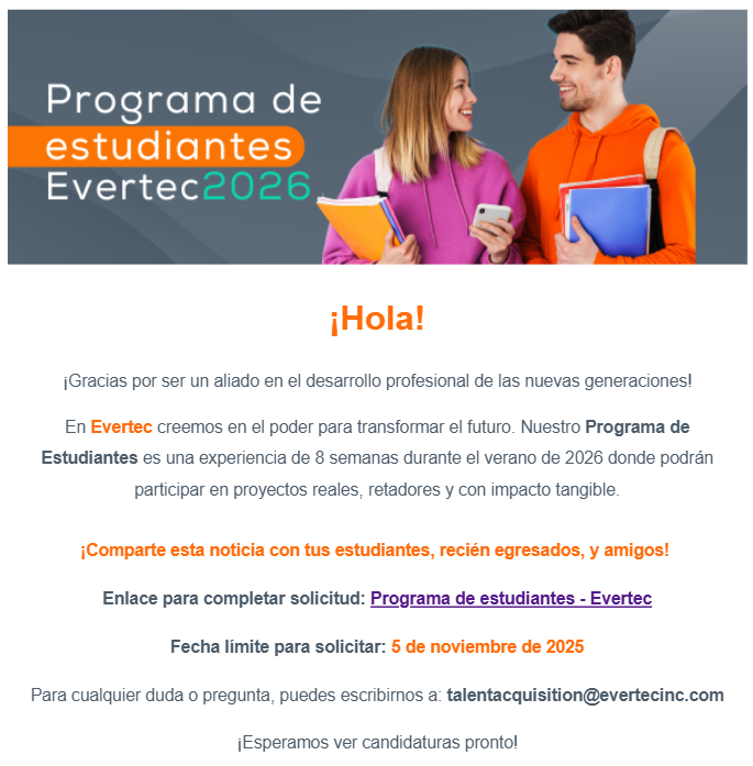 Evertec Verano 2026 23oct25