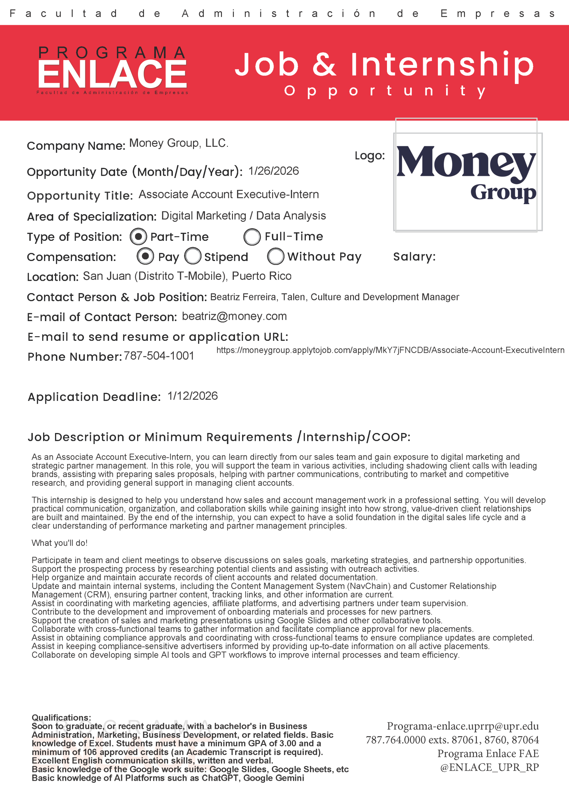 Money Group pt job 04dic25