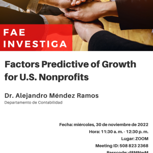 Factors Predictive of Growth for US Nonprofits